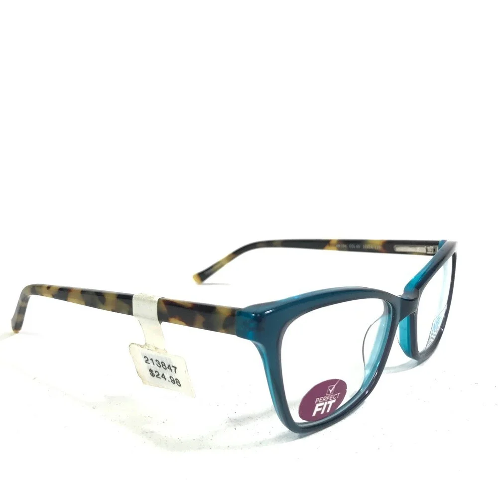 Next Issue AN 194 COL 90 Eyeglasses Frames Blue Tortoise Cat Eye 51-16-135